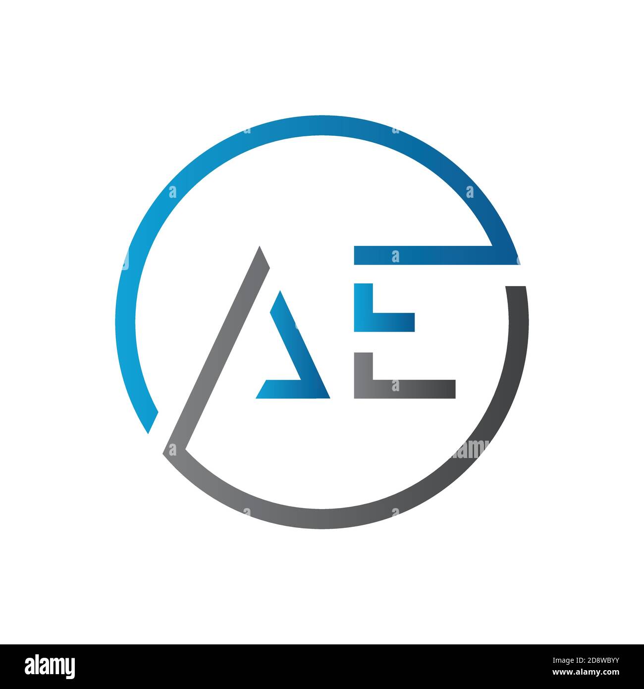 Initial AE letter Logo Design vector Template. Creative Letter AE ...