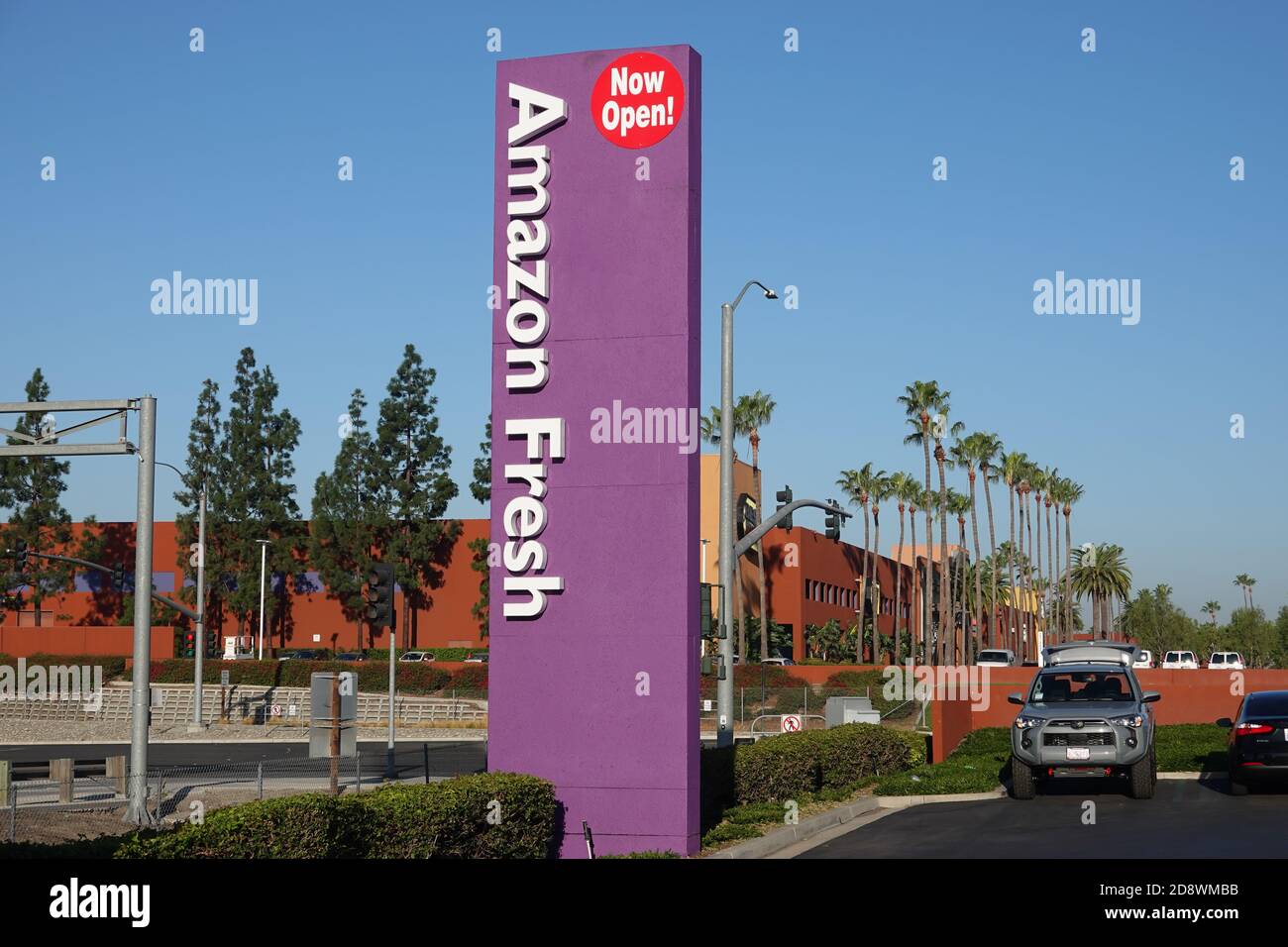 fresh sign at their new tech smart grocery store in Irvine California  Stock Photo - Alamy