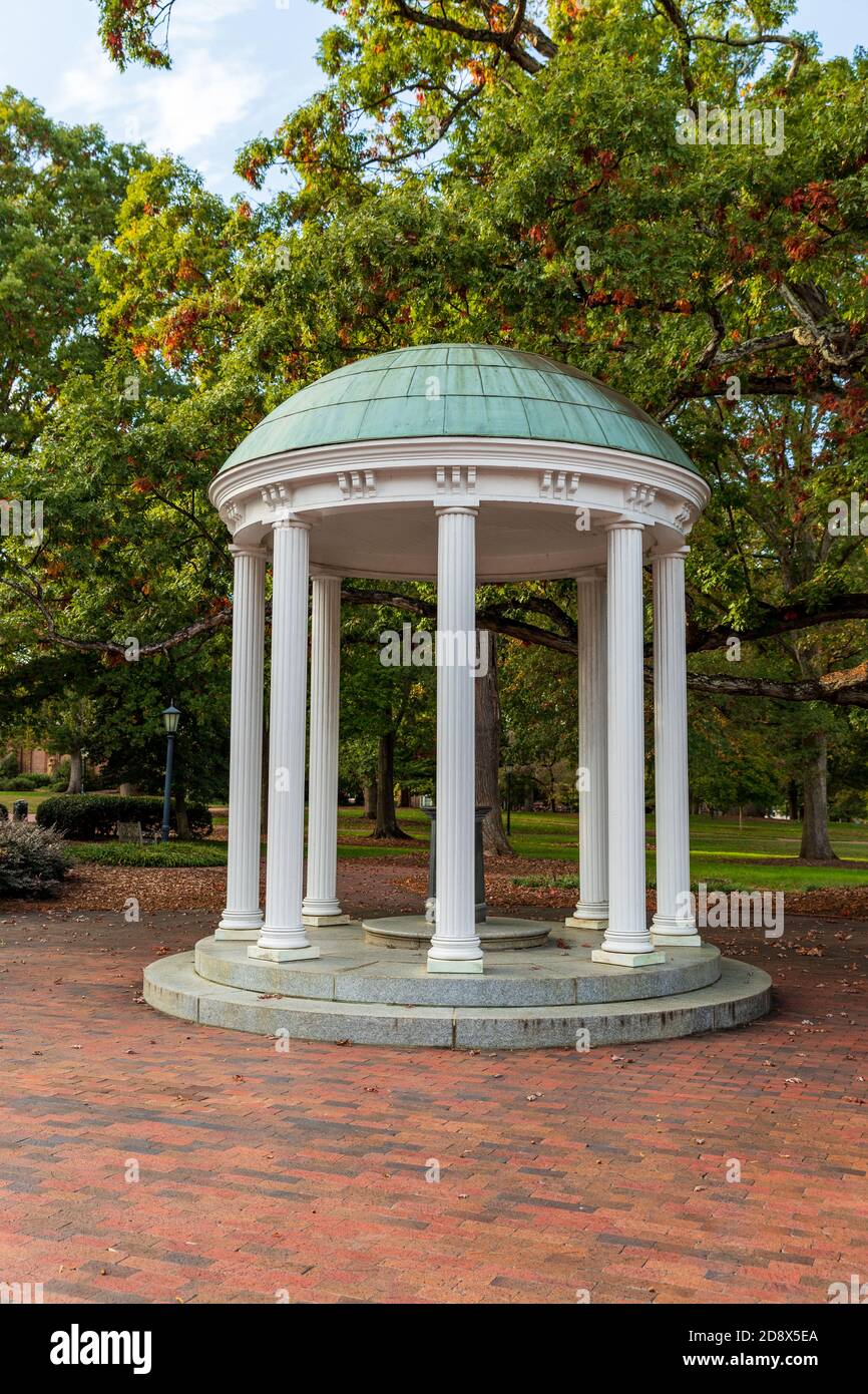 Chapel Hill, NC / USA October 22, 2020 The Old Well on the campus of