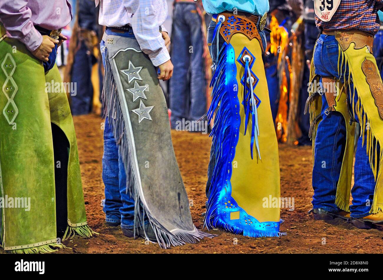 Cowboys in chaps hi-res stock photography and images - Alamy