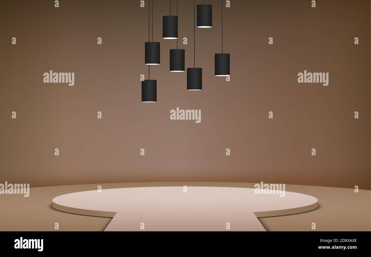 Xaxe Spotlight podium Stock Vector Images - Alamy