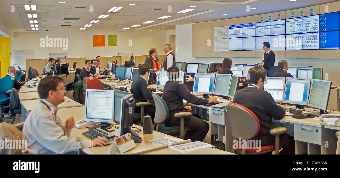 Airline control airport Santiago, Chile Stock Photo