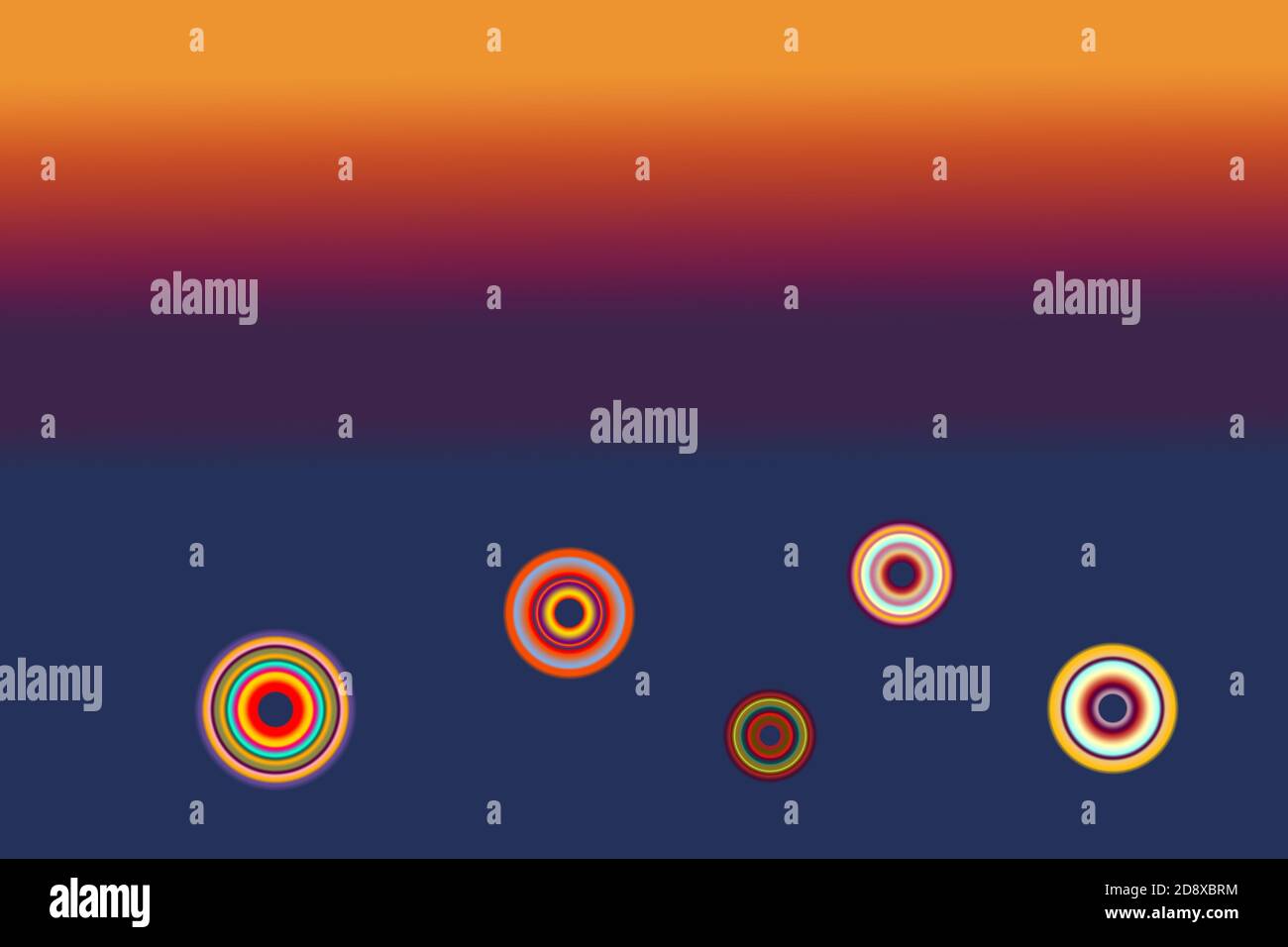 Abstract colorful circle geometric pattern design and background Stock ...