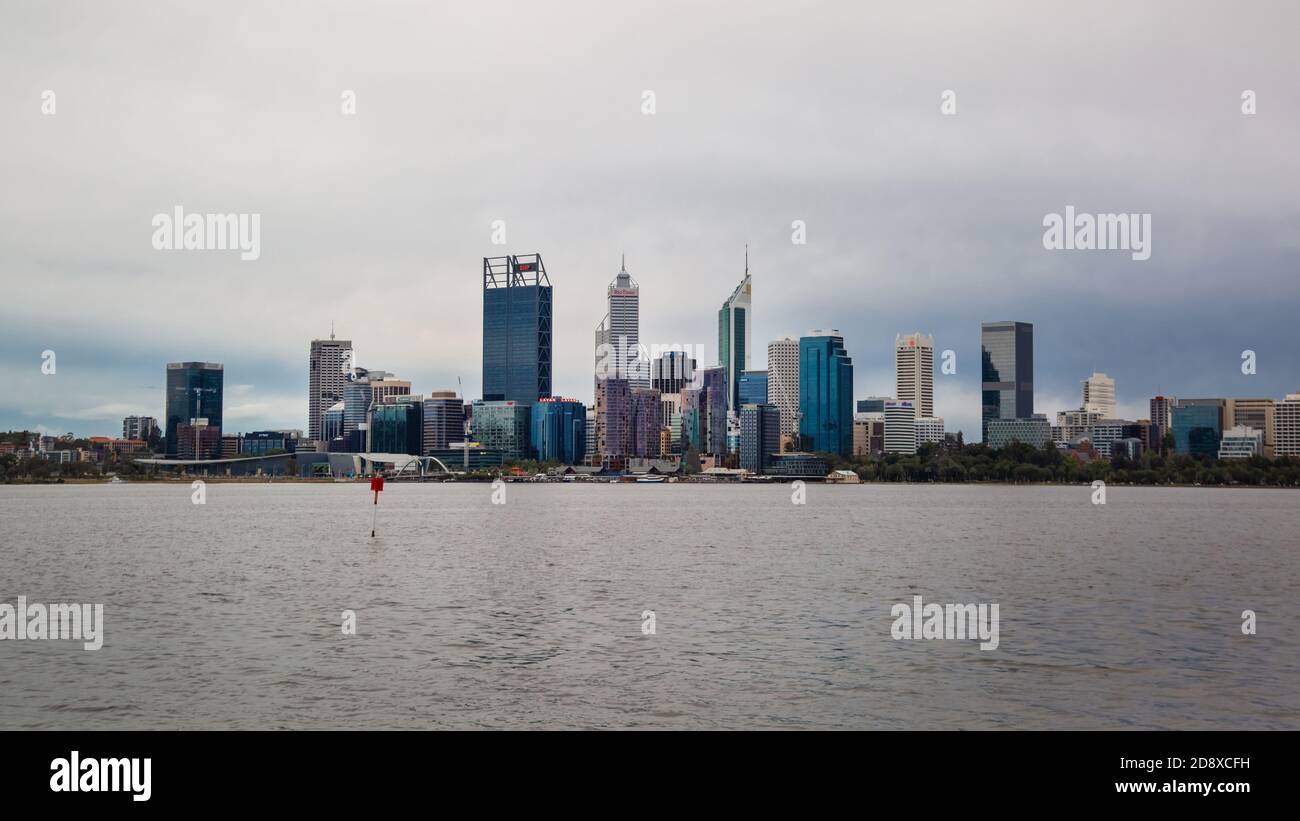 Perth City Views Stock Photo