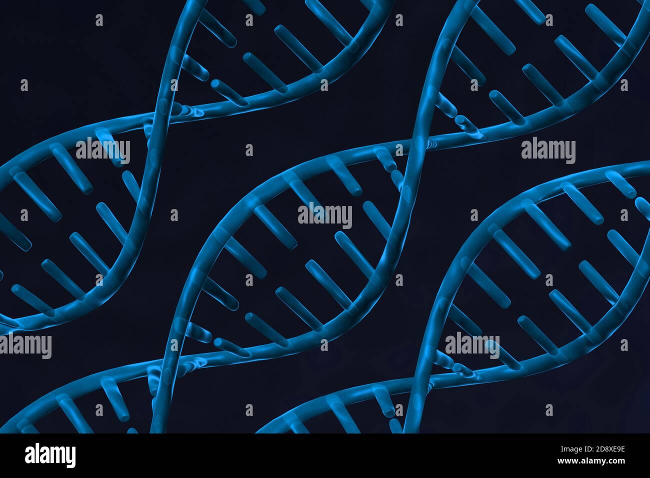 Digital illustration of dna Stock Photo - Alamy