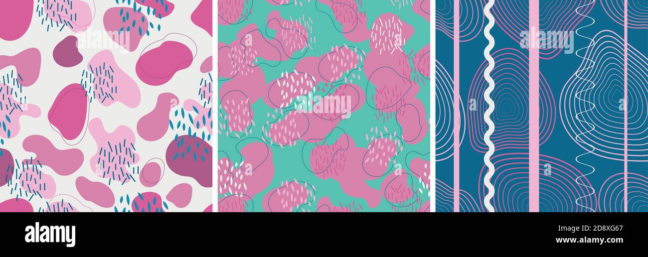 vector abstract modern background seamless pattern Stock Vector