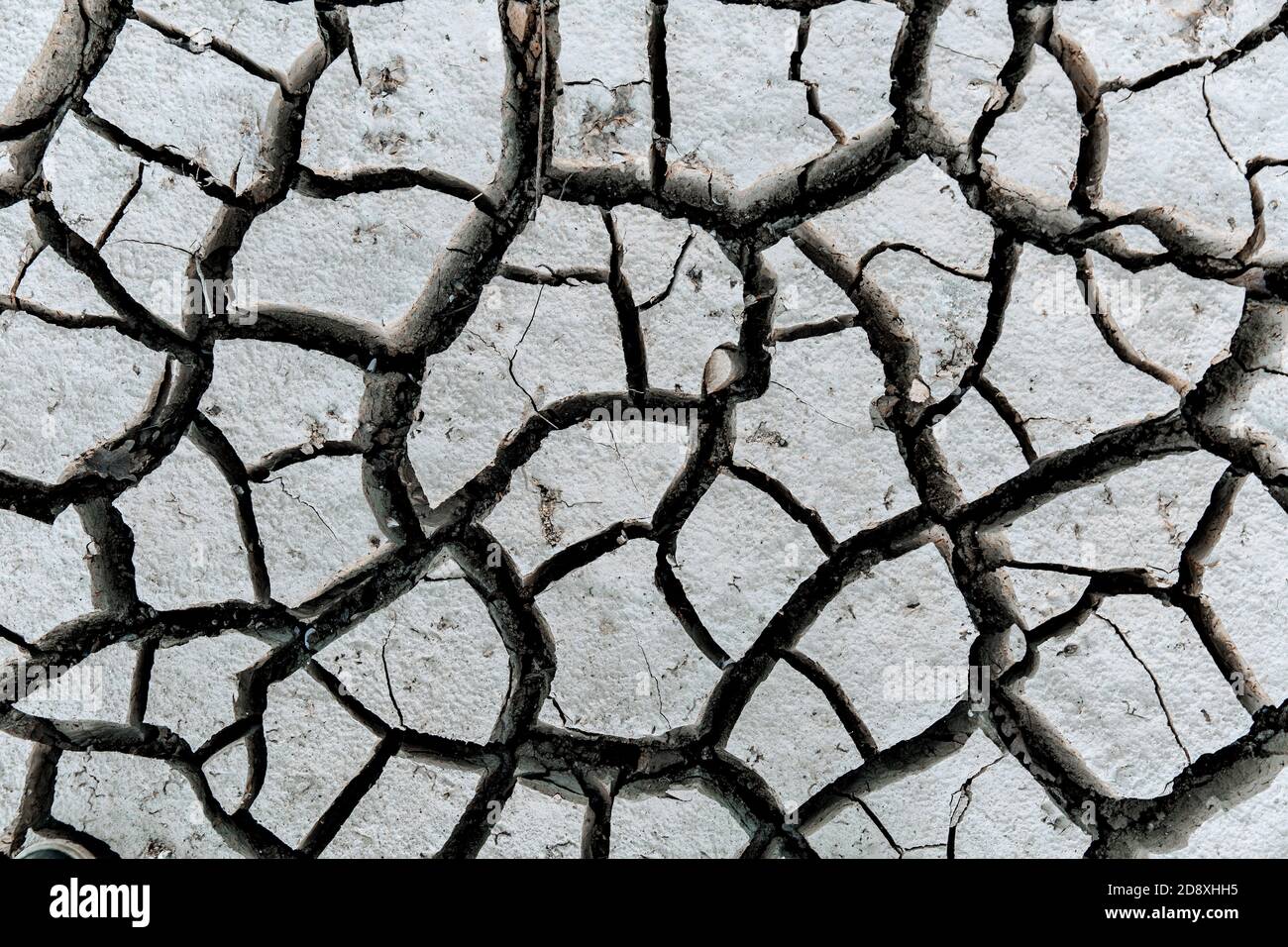 Dry and cracked ground. Global warming concept Stock Photo - Alamy