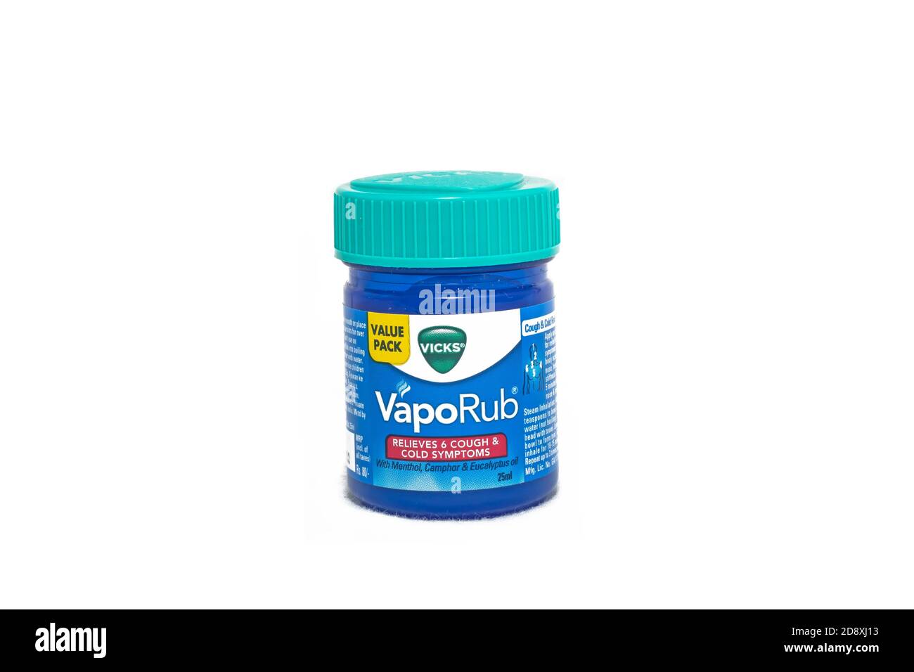 Clean image of Vicks VepoRub. Vicks VapoRub ointment is a mentholated