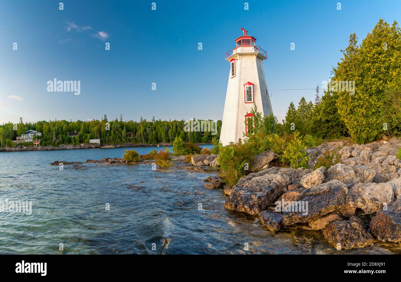 Tobermory Bruce Peninsula Conservation Area Ontario Canada Stock Photo