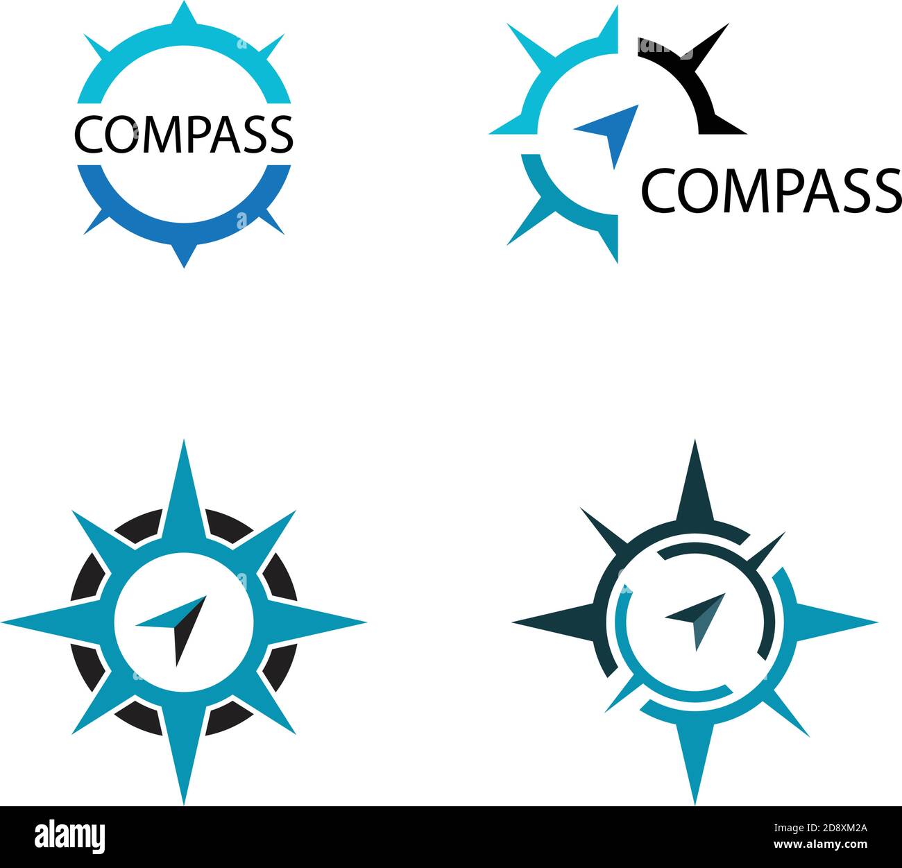 Compass Logo Template vector icon illustration design Stock Vector ...