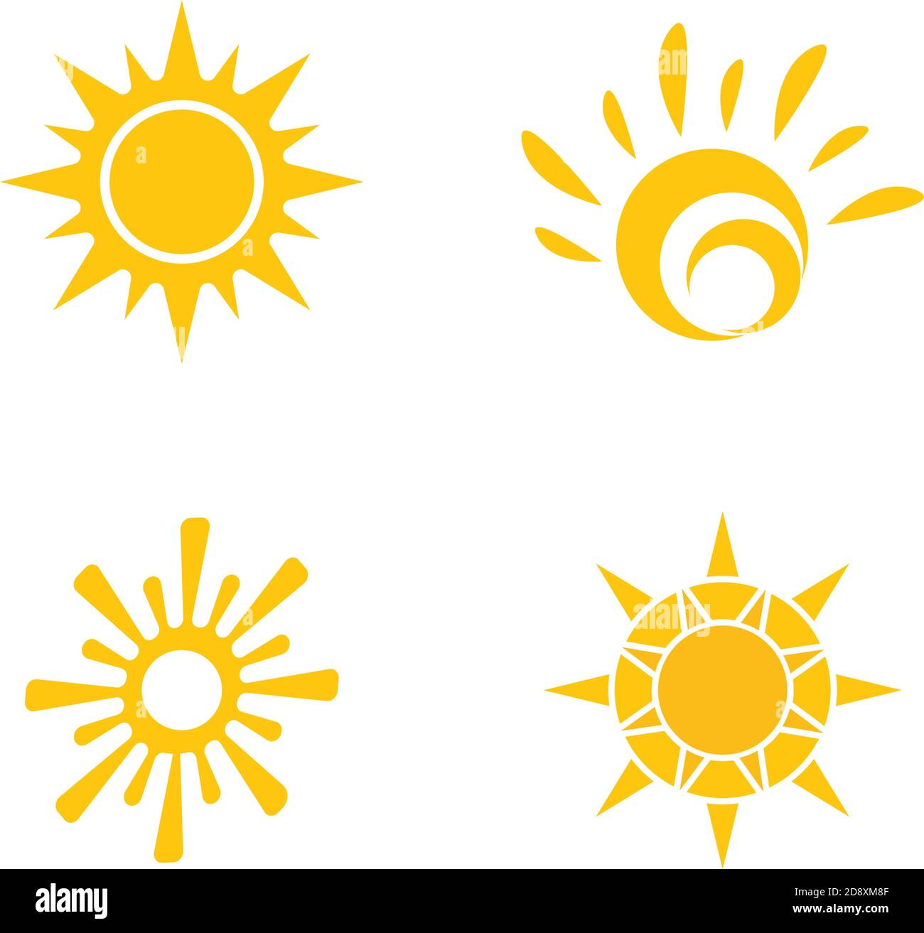 sun illustration logo vector icon template Stock Vector Image & Art - Alamy