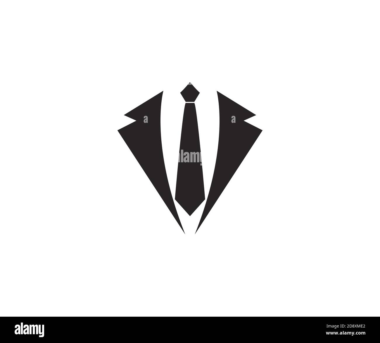 Tuxedo, bow tie, dress code icon. Vector illustration. Stock Vector