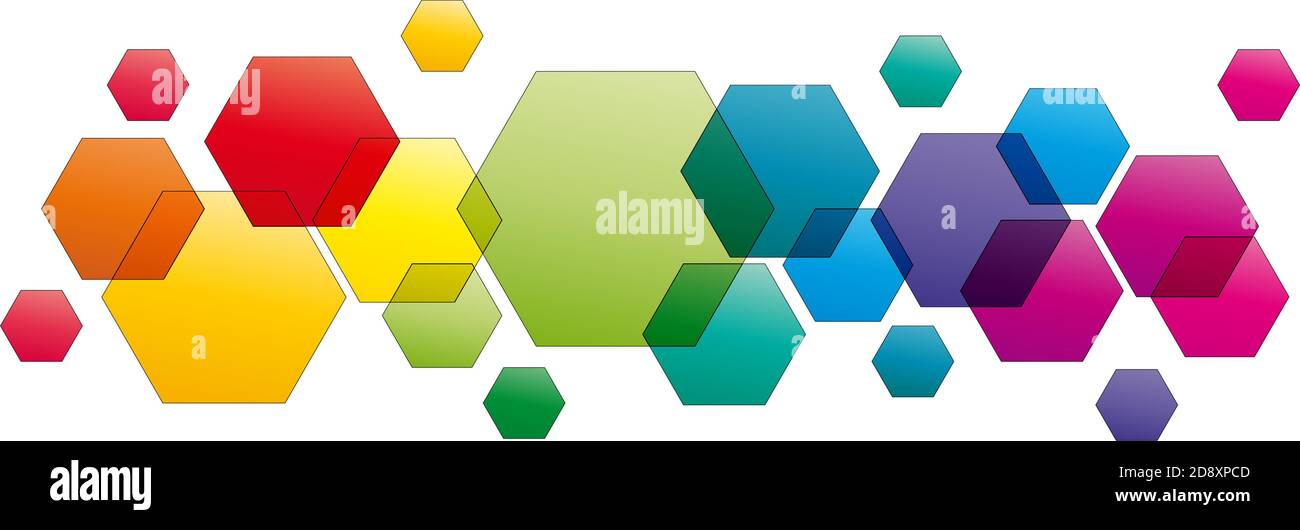 Vector background with hexagons Stock Vector Image & Art - Alamy