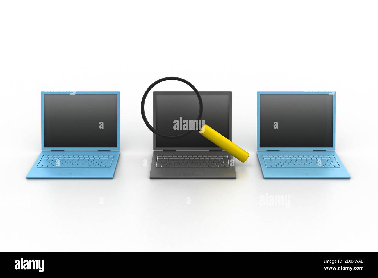 Searching for computer Stock Photo - Alamy