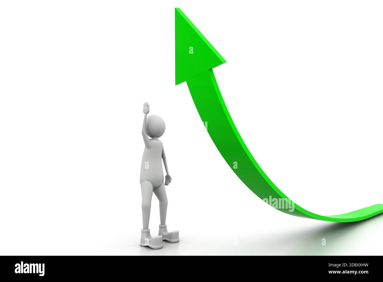 Top Point Image Simplified man Point Top Stock Photo - Alamy