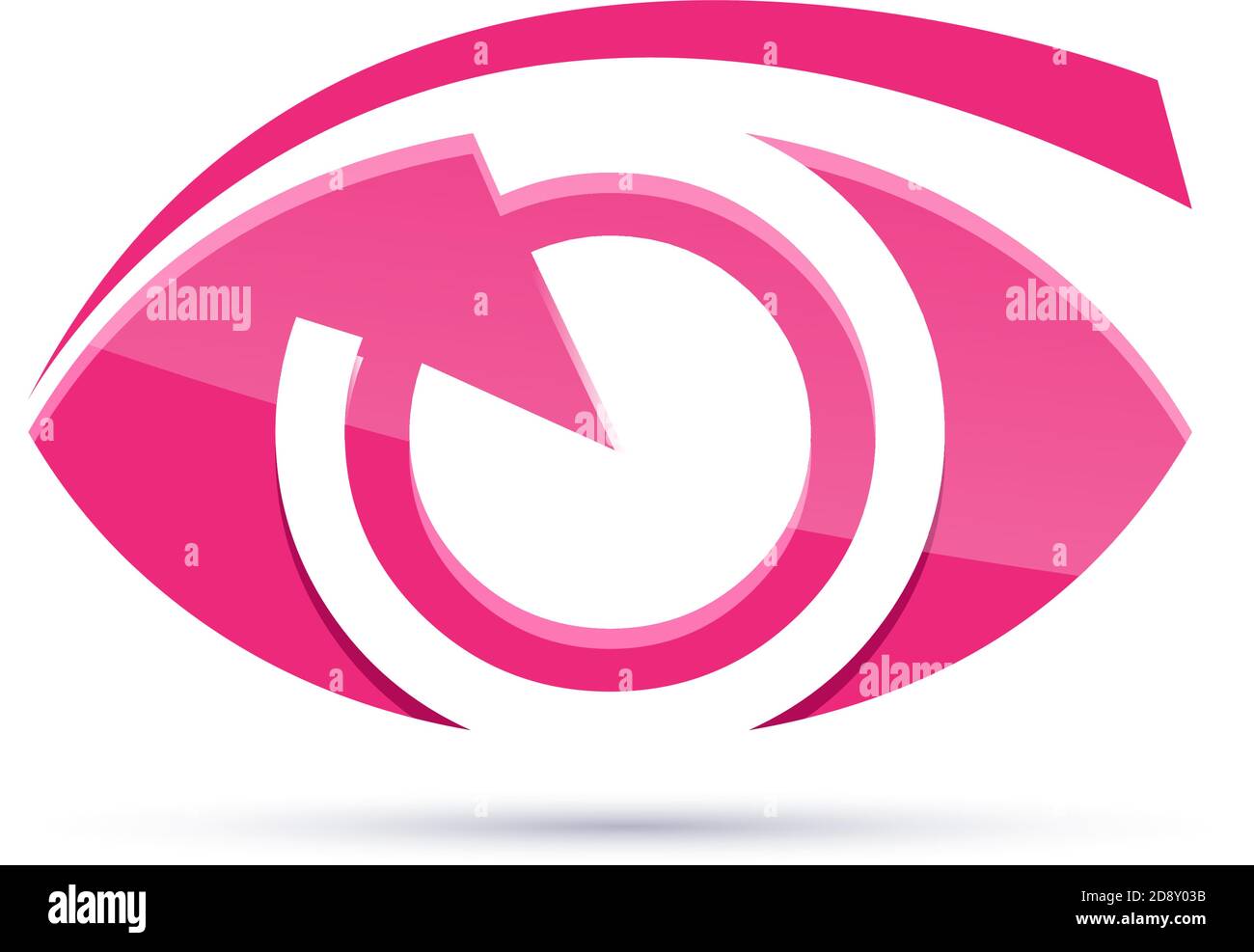 Vector sign pink eye, photographer Stock Vector Image & Art Alamy
