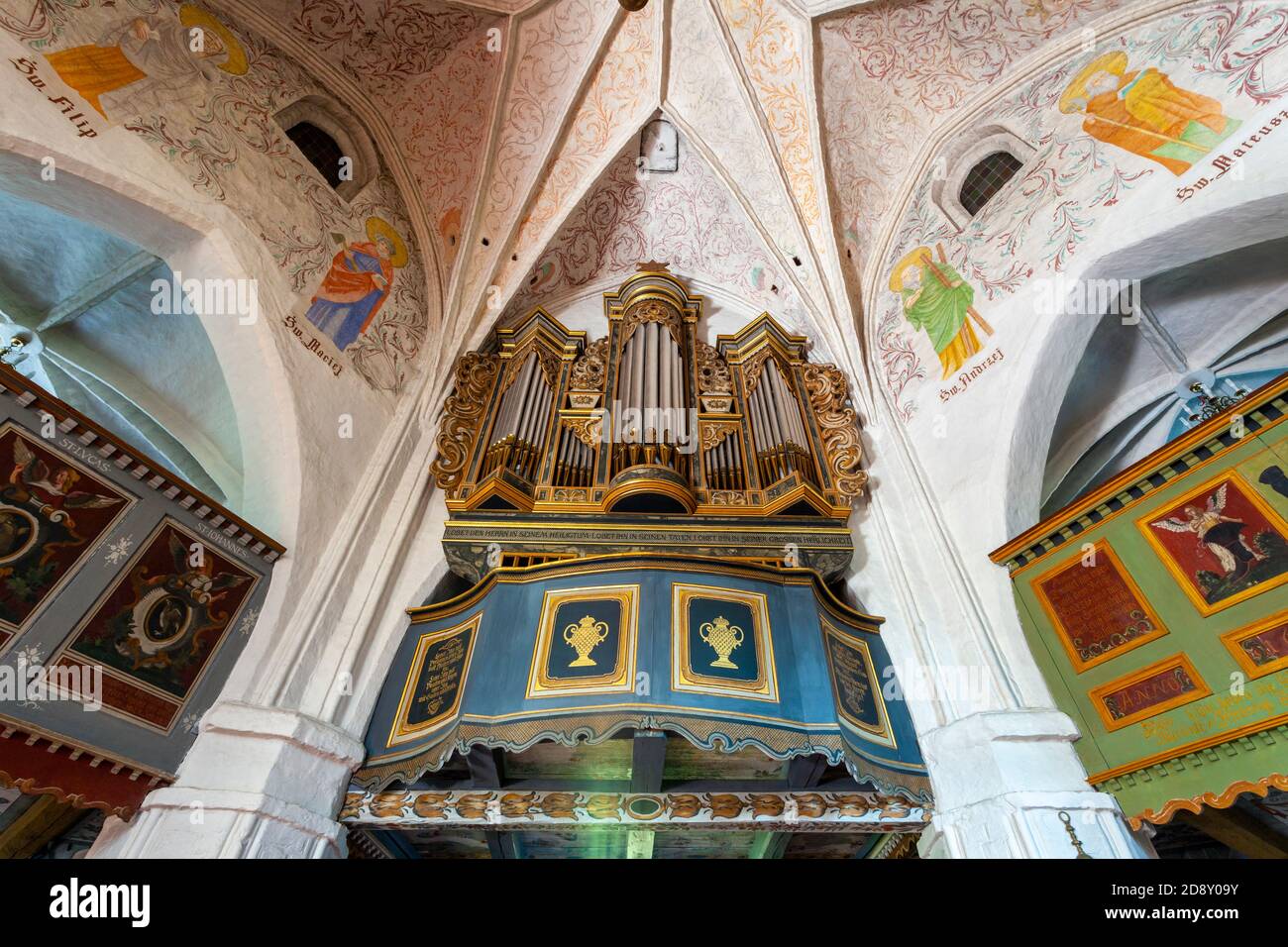 Darlowo, a church from the 14th century, West Pomeranian Voivodeship, Poland Stock Photo