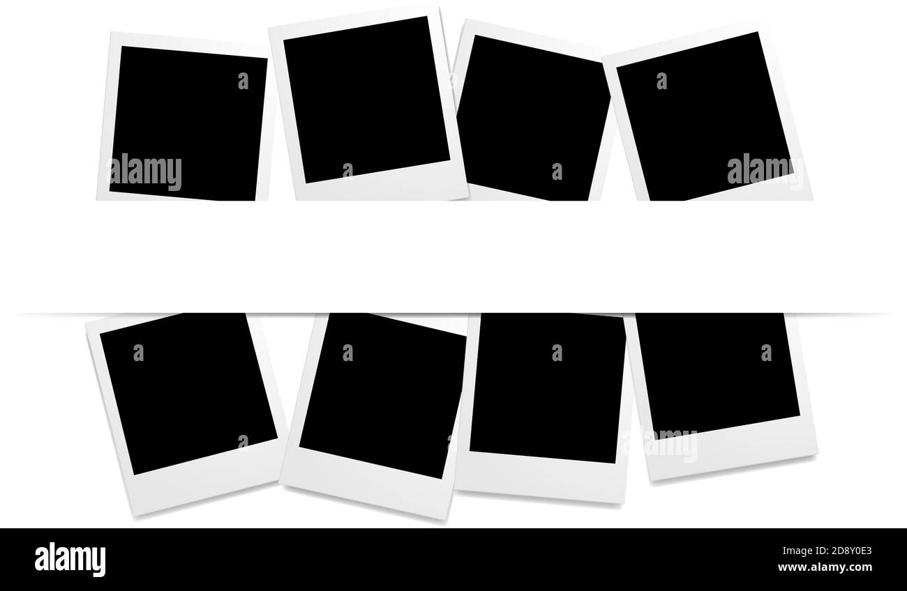 Vector eight blank pictures Stock Vector Image & Art - Alamy