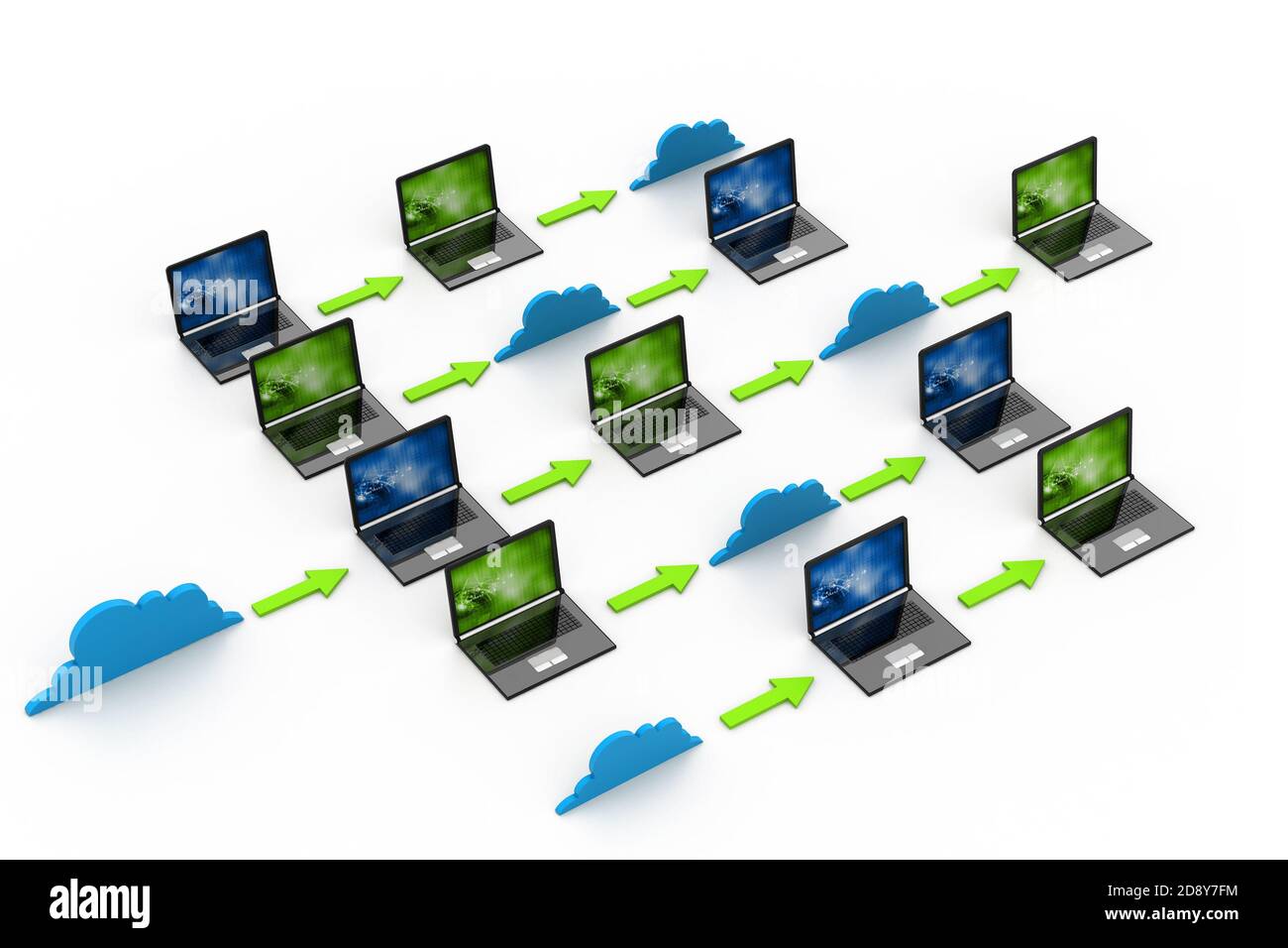 Cloud computing devices Stock Photo - Alamy