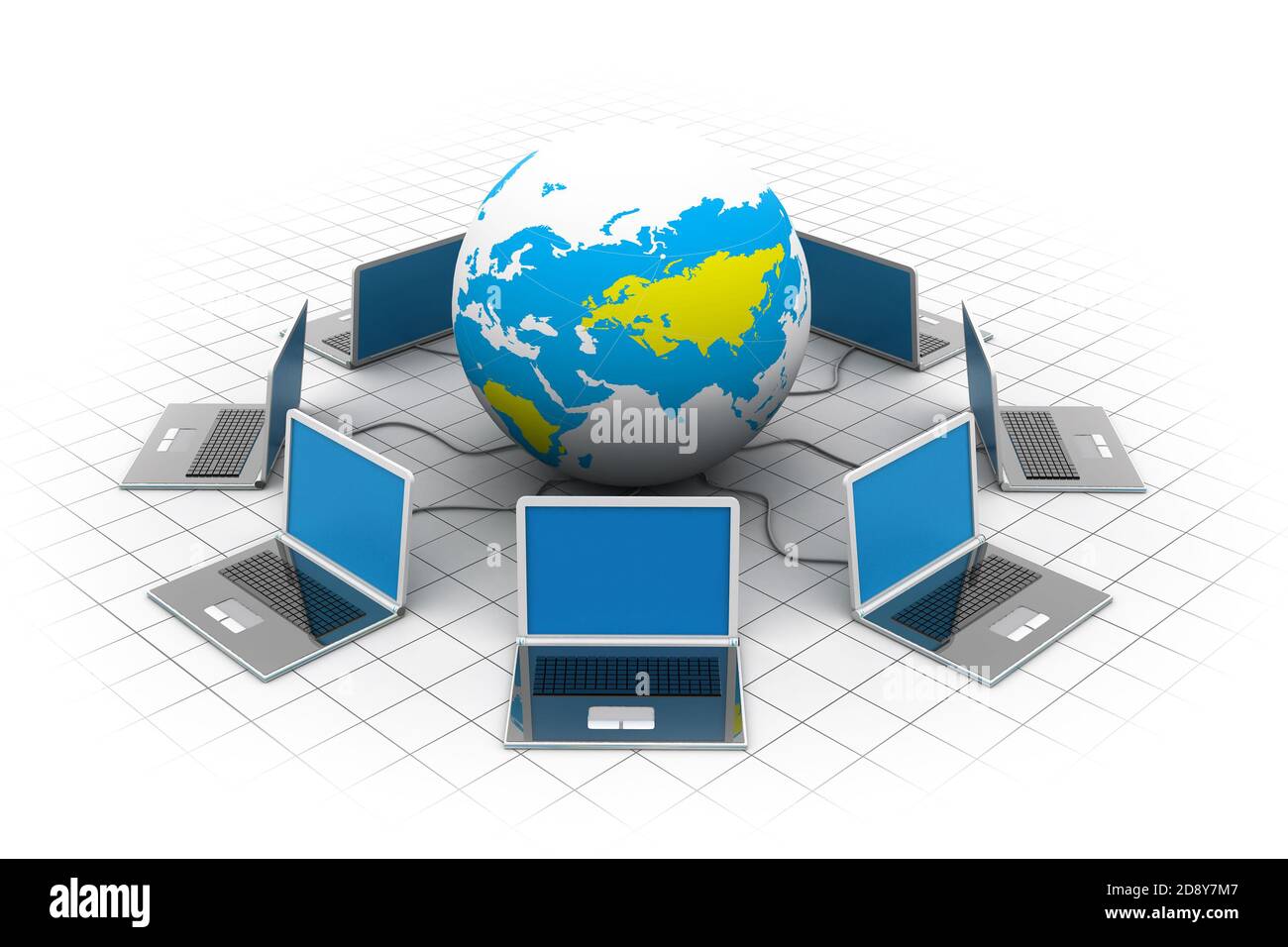 Global computer network Stock Photo - Alamy