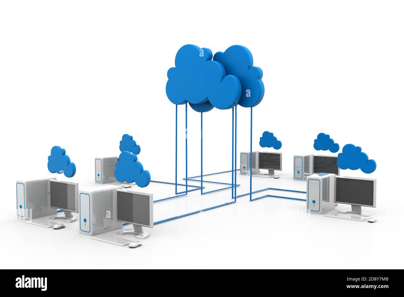 Cloud computing devices Stock Photo - Alamy