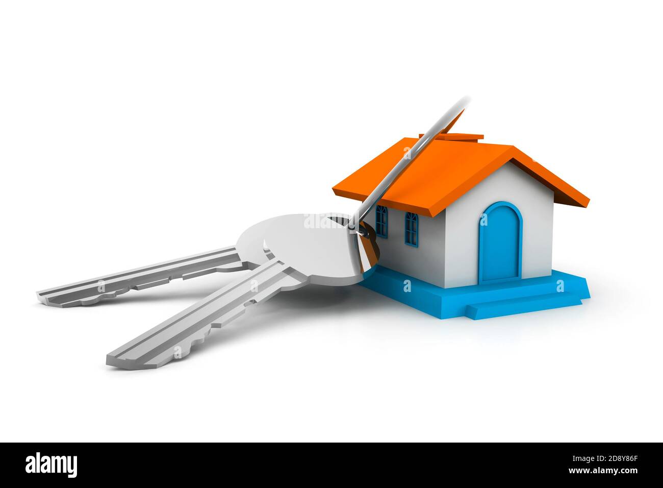 Home and key Stock Photo