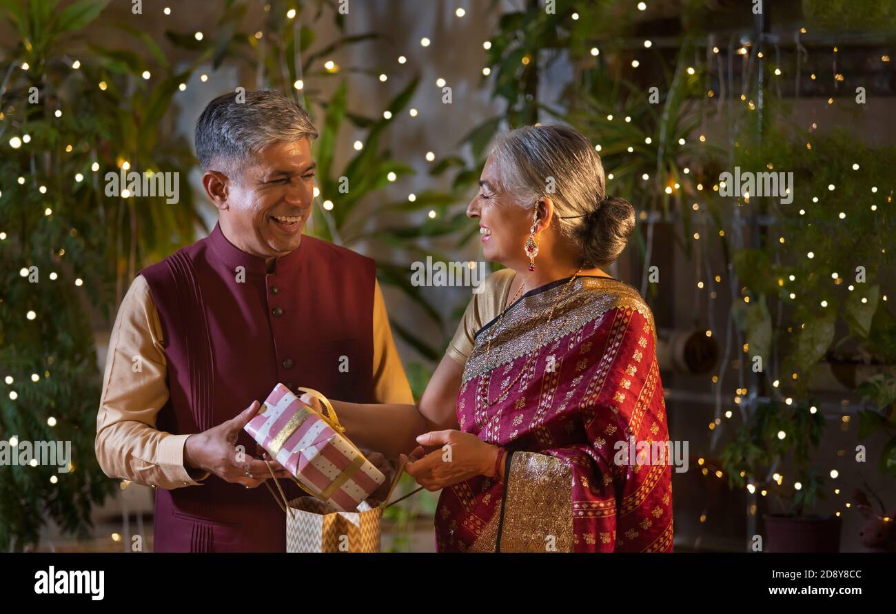 Older indian woman smiling hi-res stock photography and images - Alamy