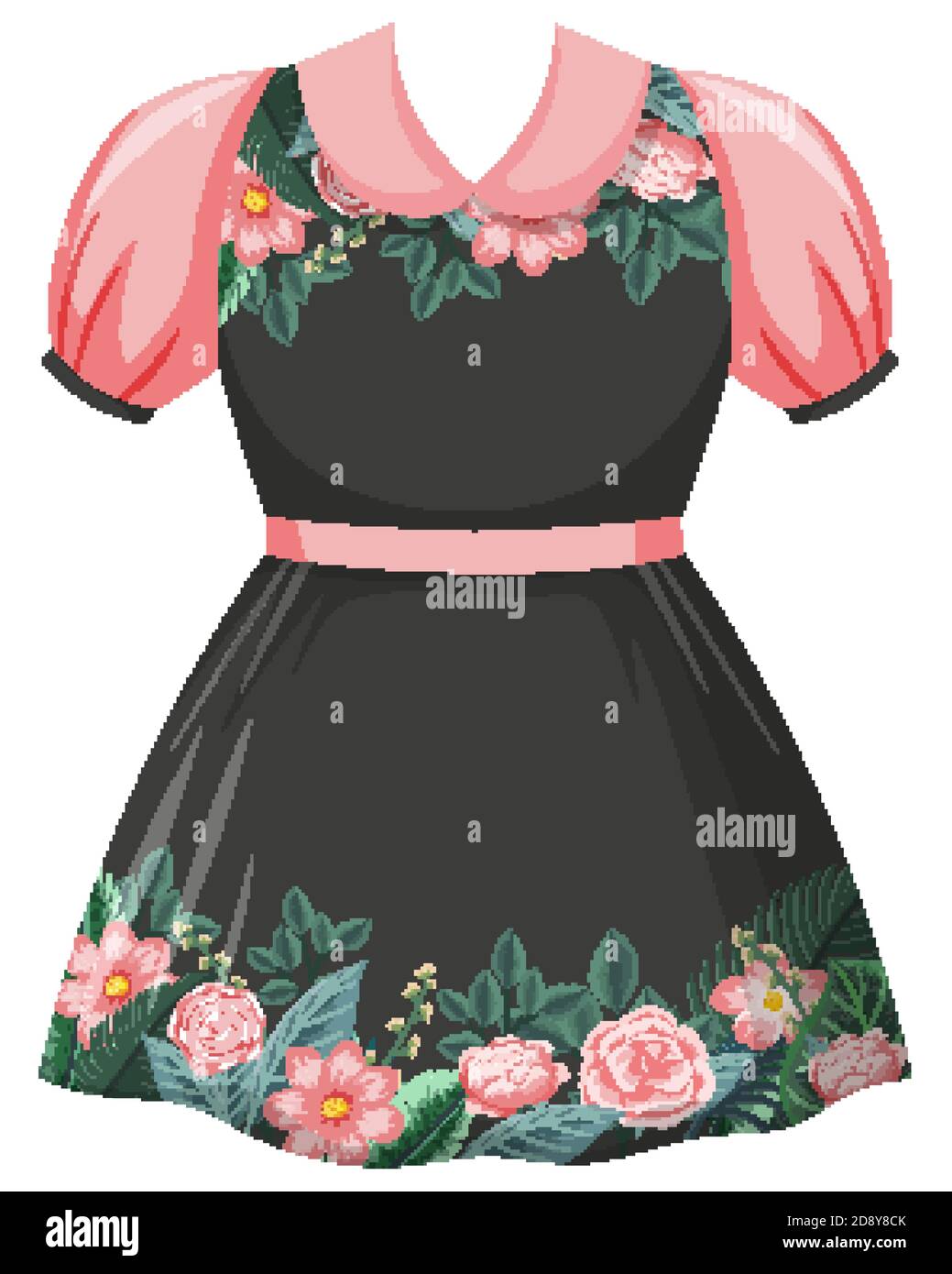 Isolated beautiful female outfit illustration Stock Vector Image & Art ...