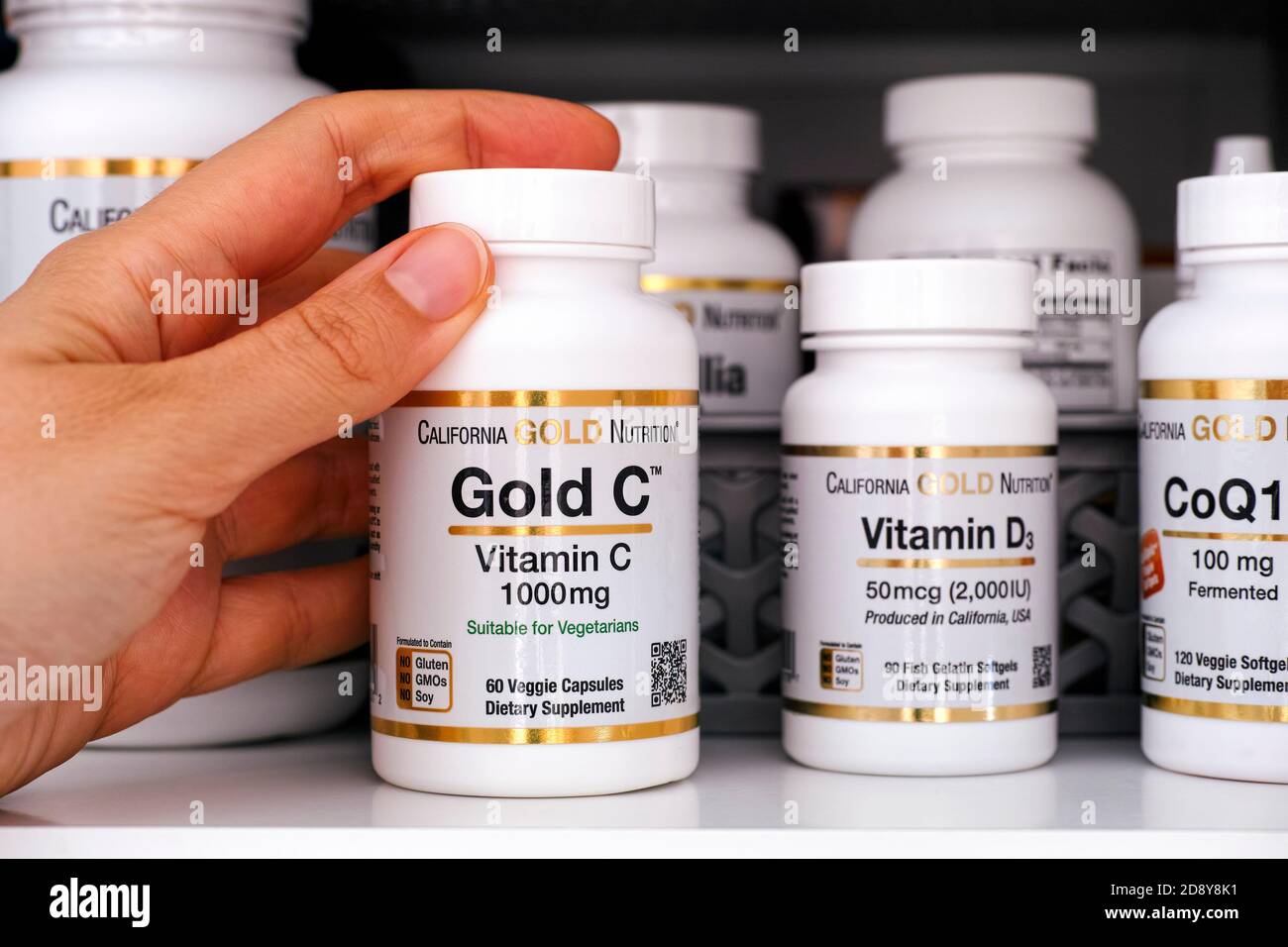 Label Vitamin C High Resolution Stock Photography And Images Alamy