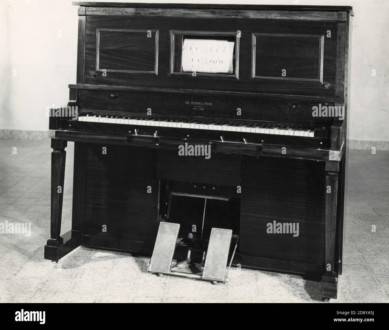 Antique player piano The Technola, New York, USA Stock Photo - Alamy