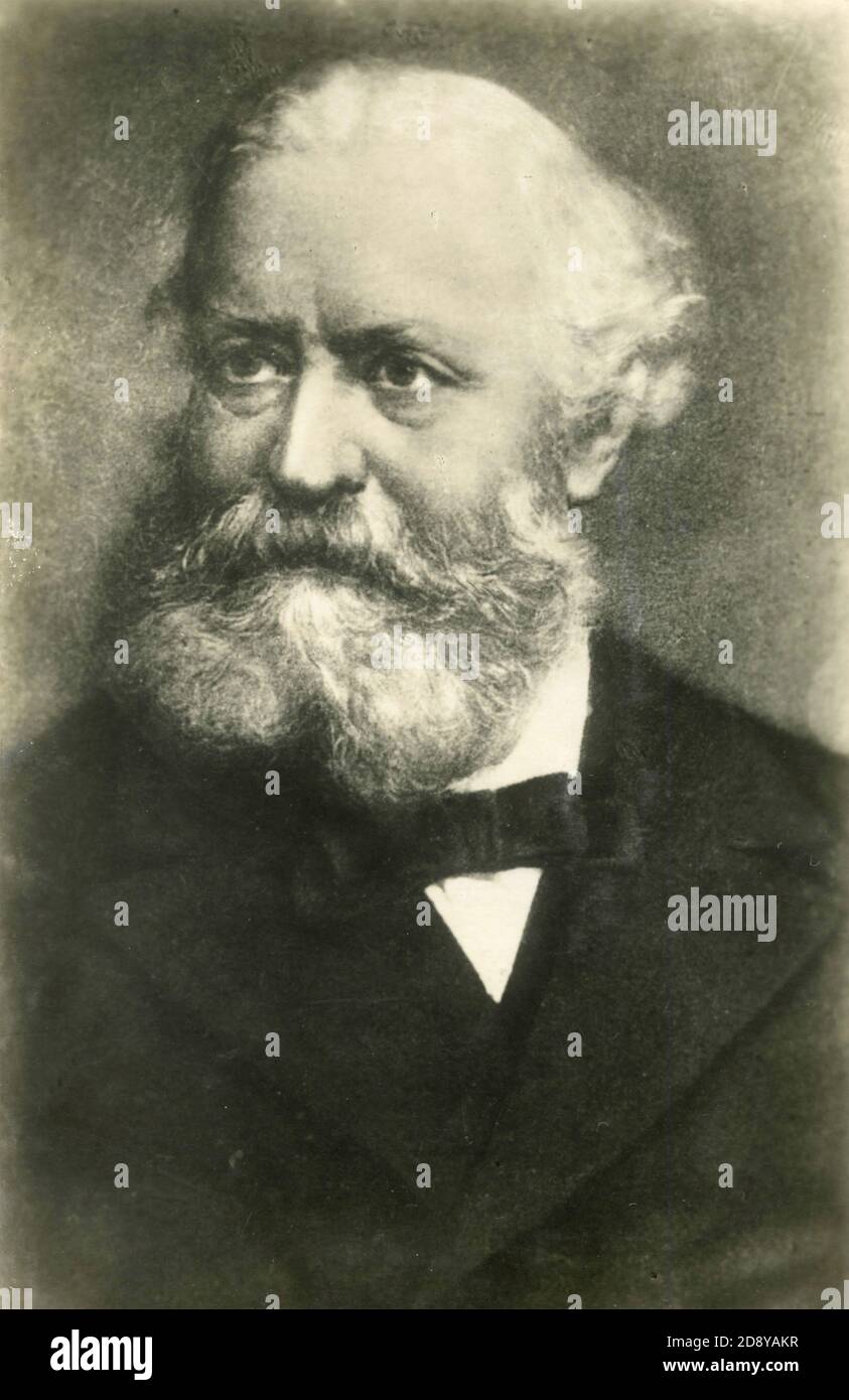 Portrait of French composer Charles Gounod, 1880s Stock Photo