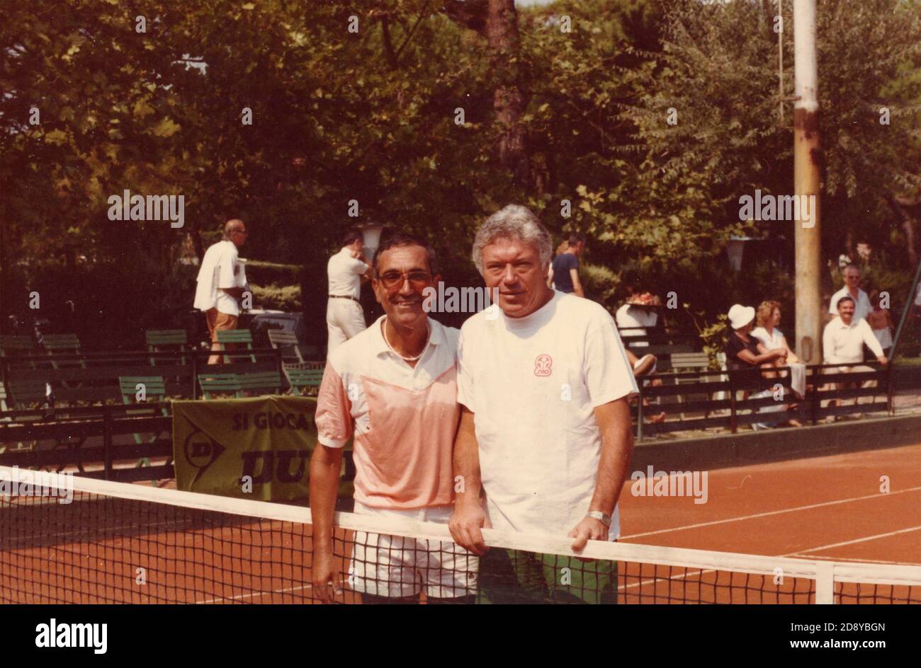 Italian tennis players Nicola Pietrangeli and Enrico Piacenti, Italy 1990s  Stock Photo - Alamy