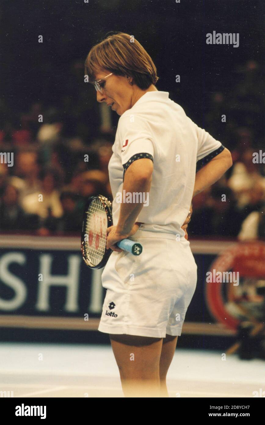 Czech tennis player Martina Navratilova, 1994 Stock Photo