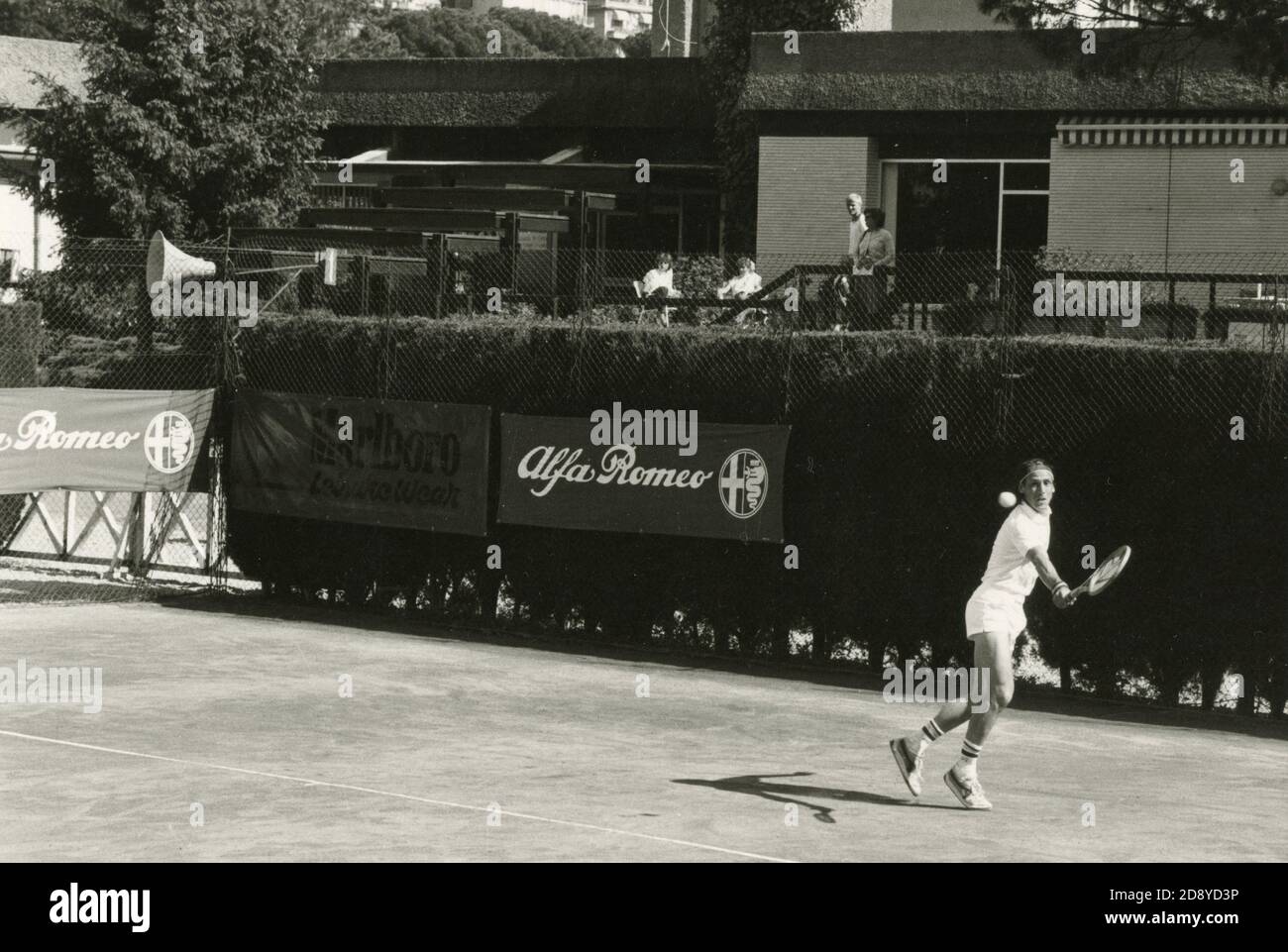 Italian tennis player Corrado Barazzutti, Italy 1980s Stock Photo