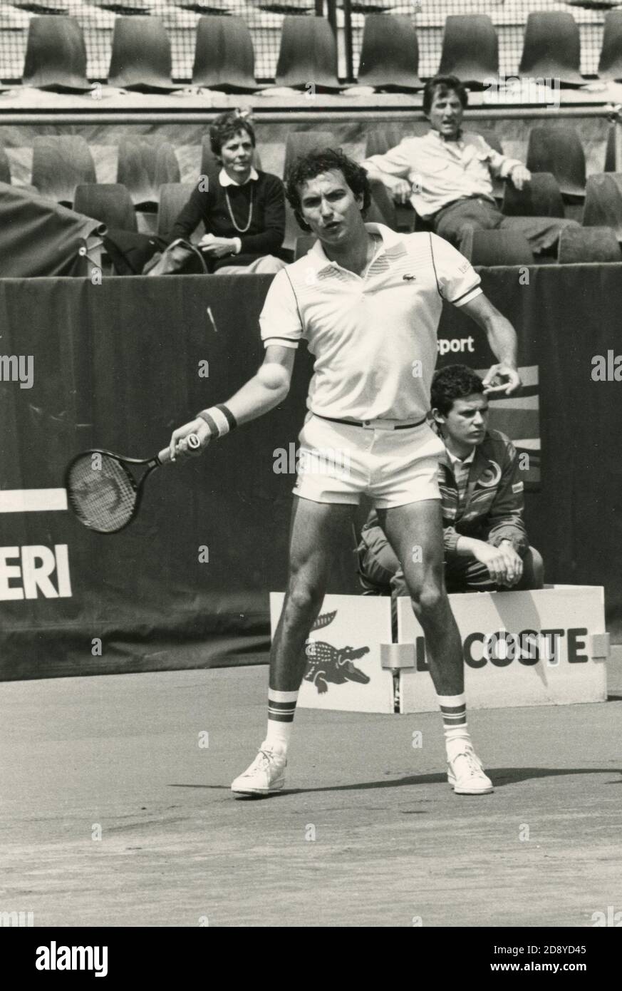 Italian tennis player Gianni Ocleppo, Italy 1980s Stock Photo - Alamy