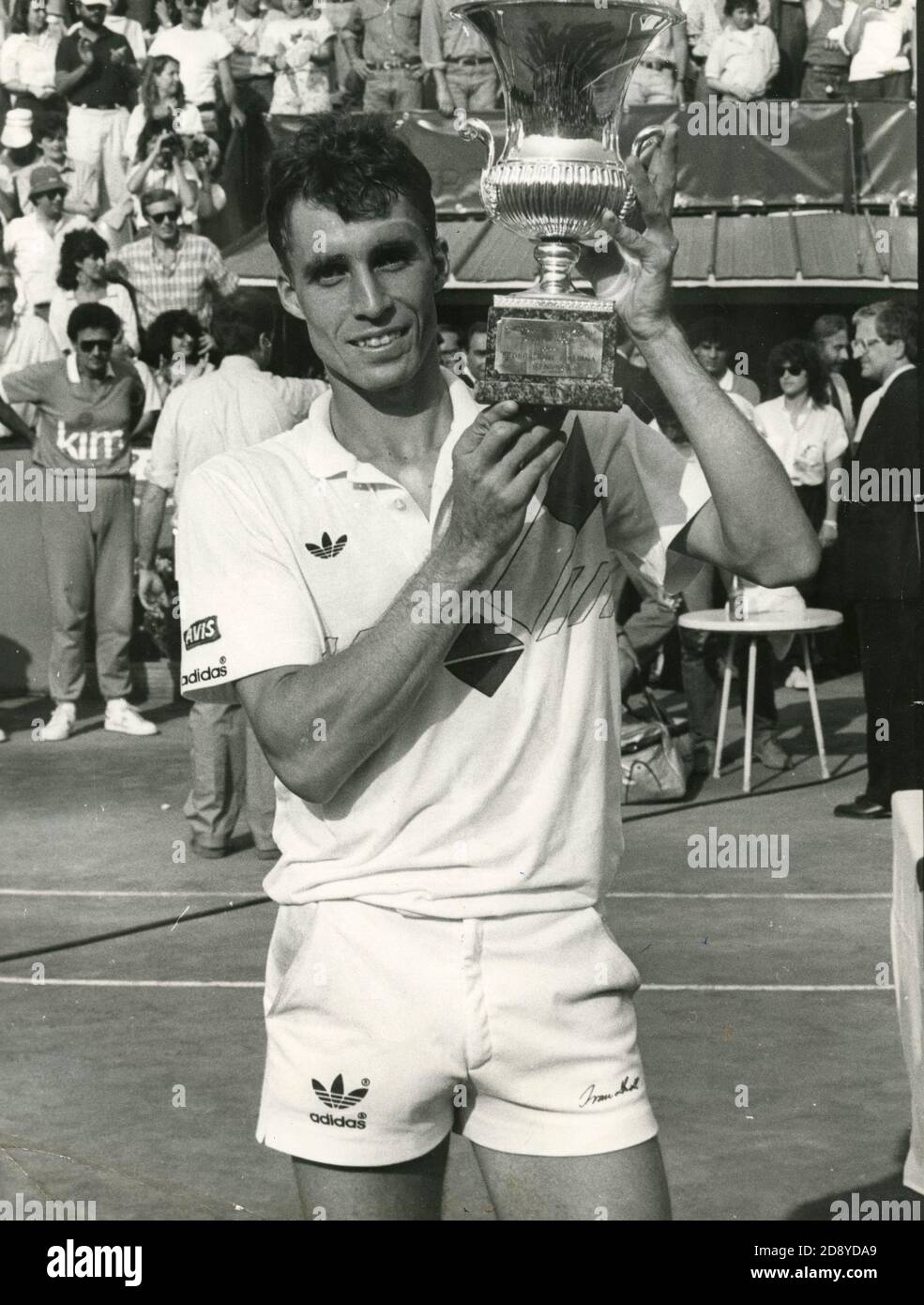 Czech-American tennis player Ivan Lendl, Rome, Italy 1986 Stock Photo ...