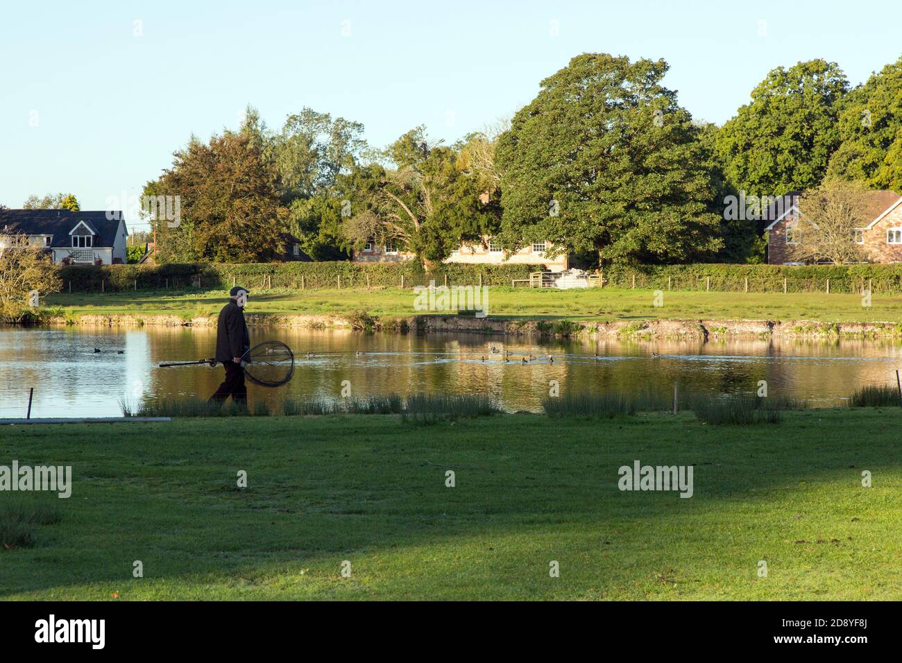 Testwood trout fishery, Hampshire, England, United Kingdom Stock Photo