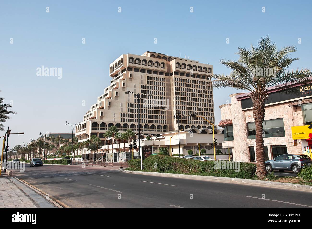 The hotel on the promenade, Jeddah, Saudi Arabia Stock Photo Alamy