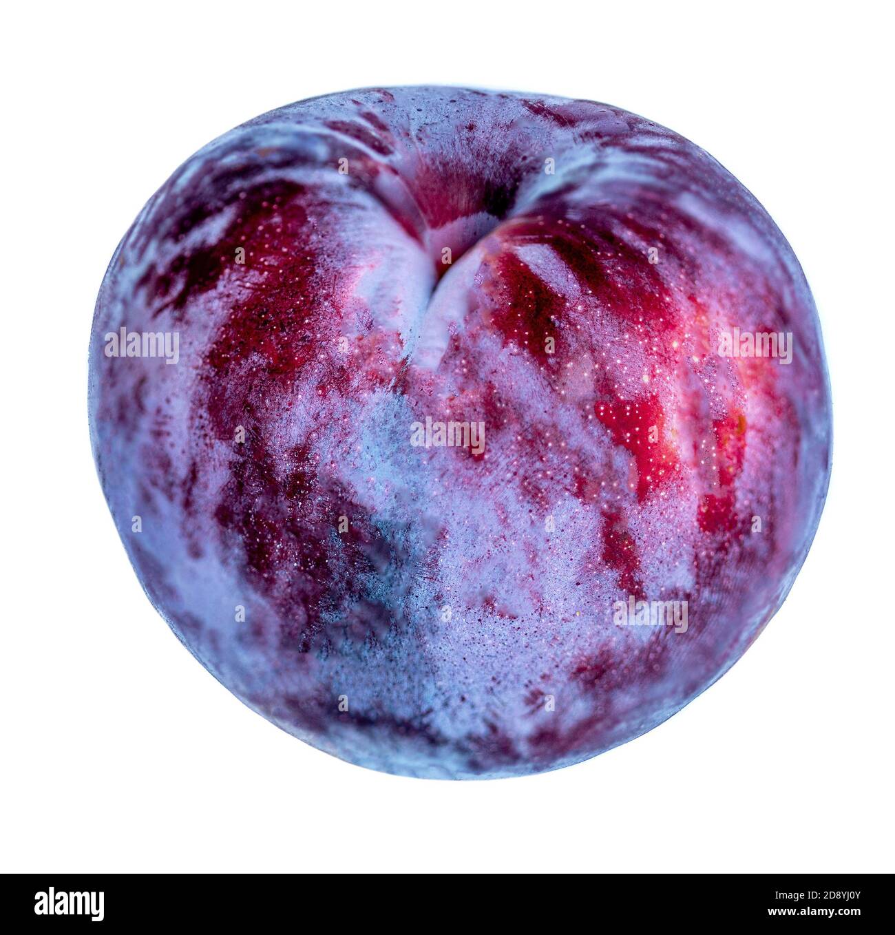 Close up ripe plum Cut Out Stock Images & Pictures - Alamy