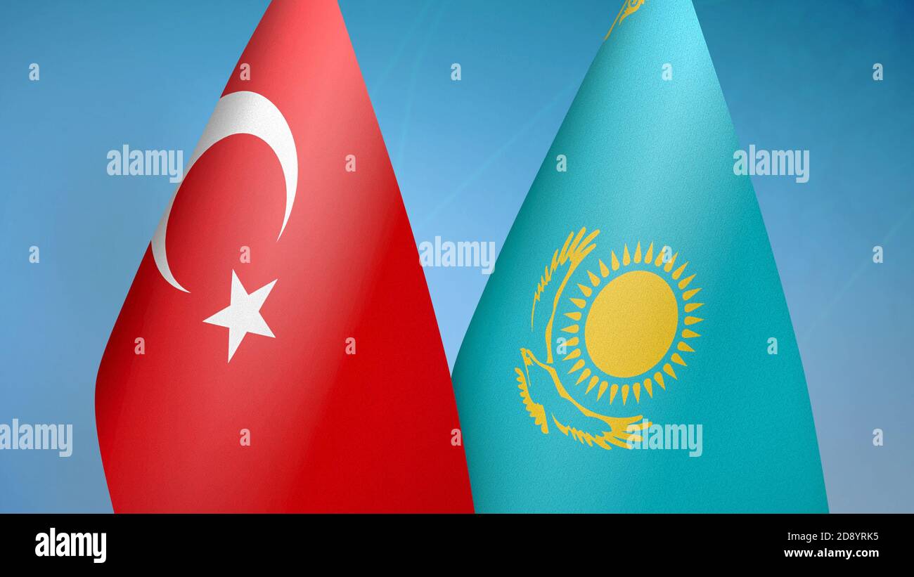Turkey kazakhstan flag hires stock photography and images Alamy