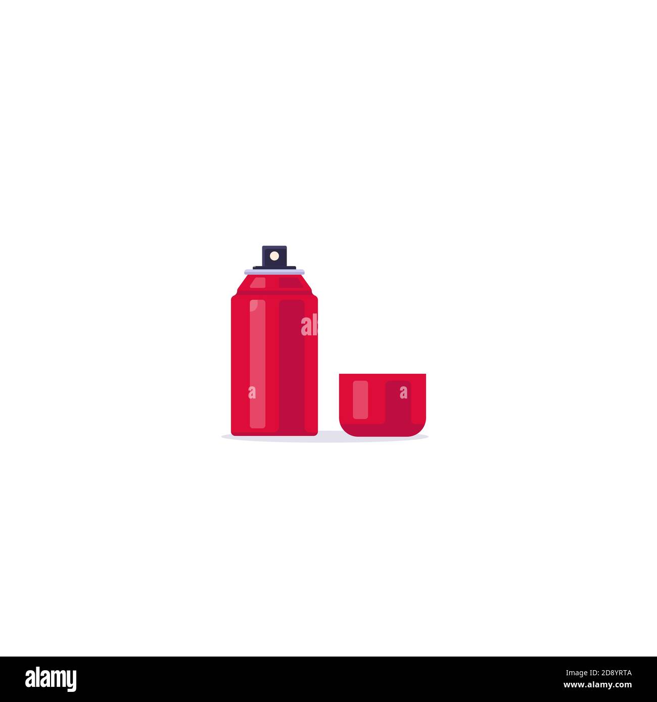 Spray aluminium can Stock Vector