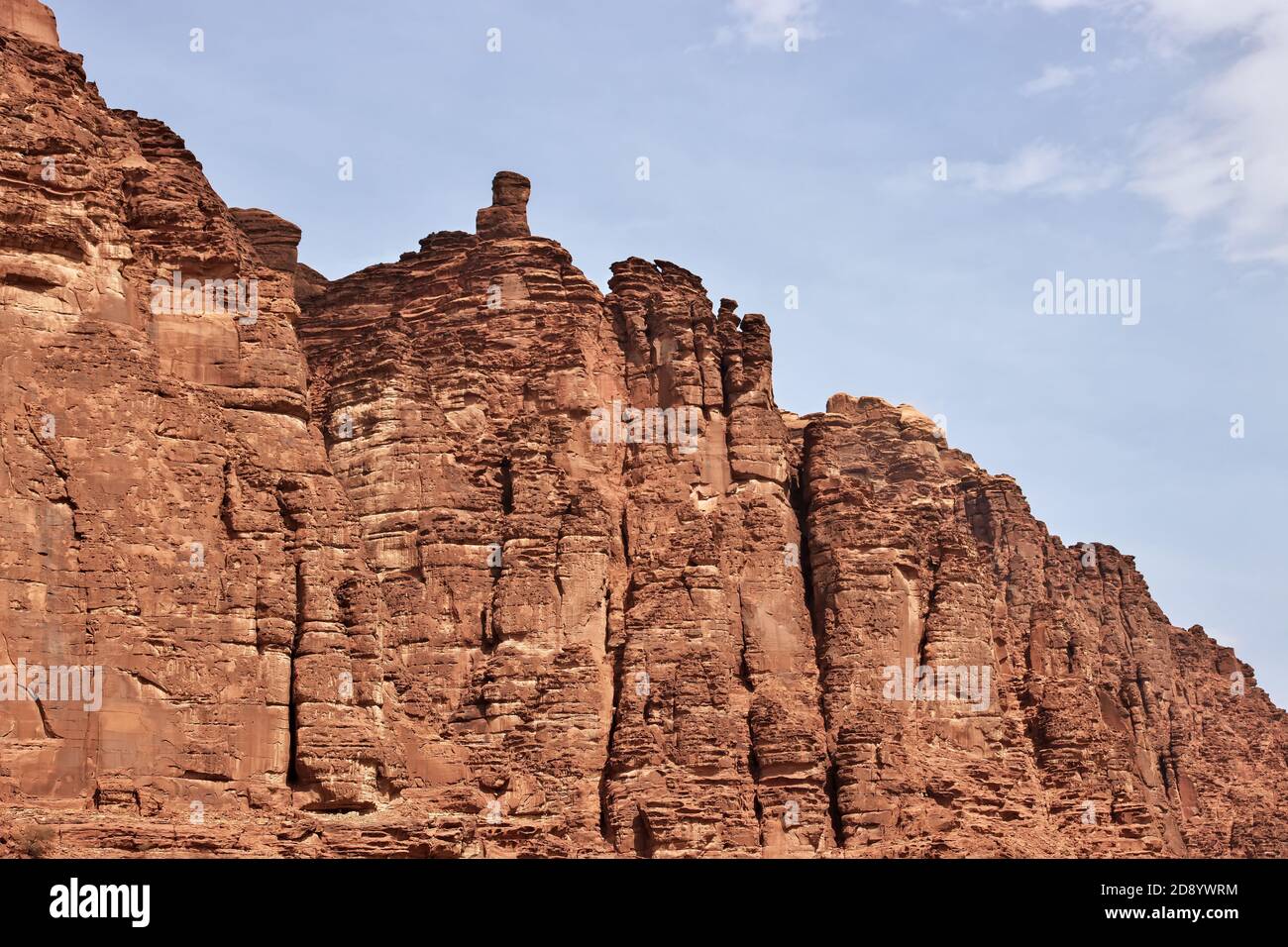 Wadi Disah, Al Shaq canyon, Saudi Arabia Stock Photo