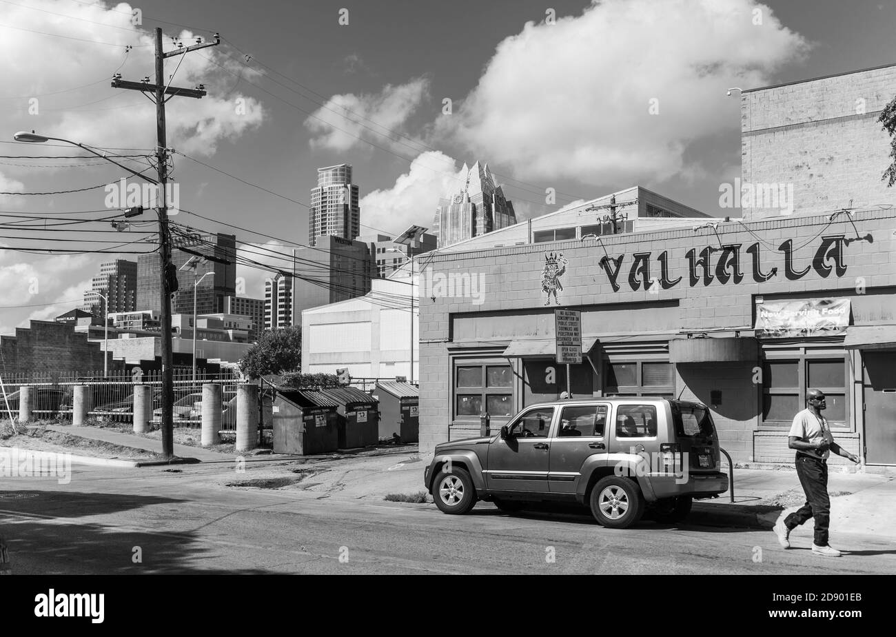 Valhalla bar austin Black and White Stock Photos & Images Alamy