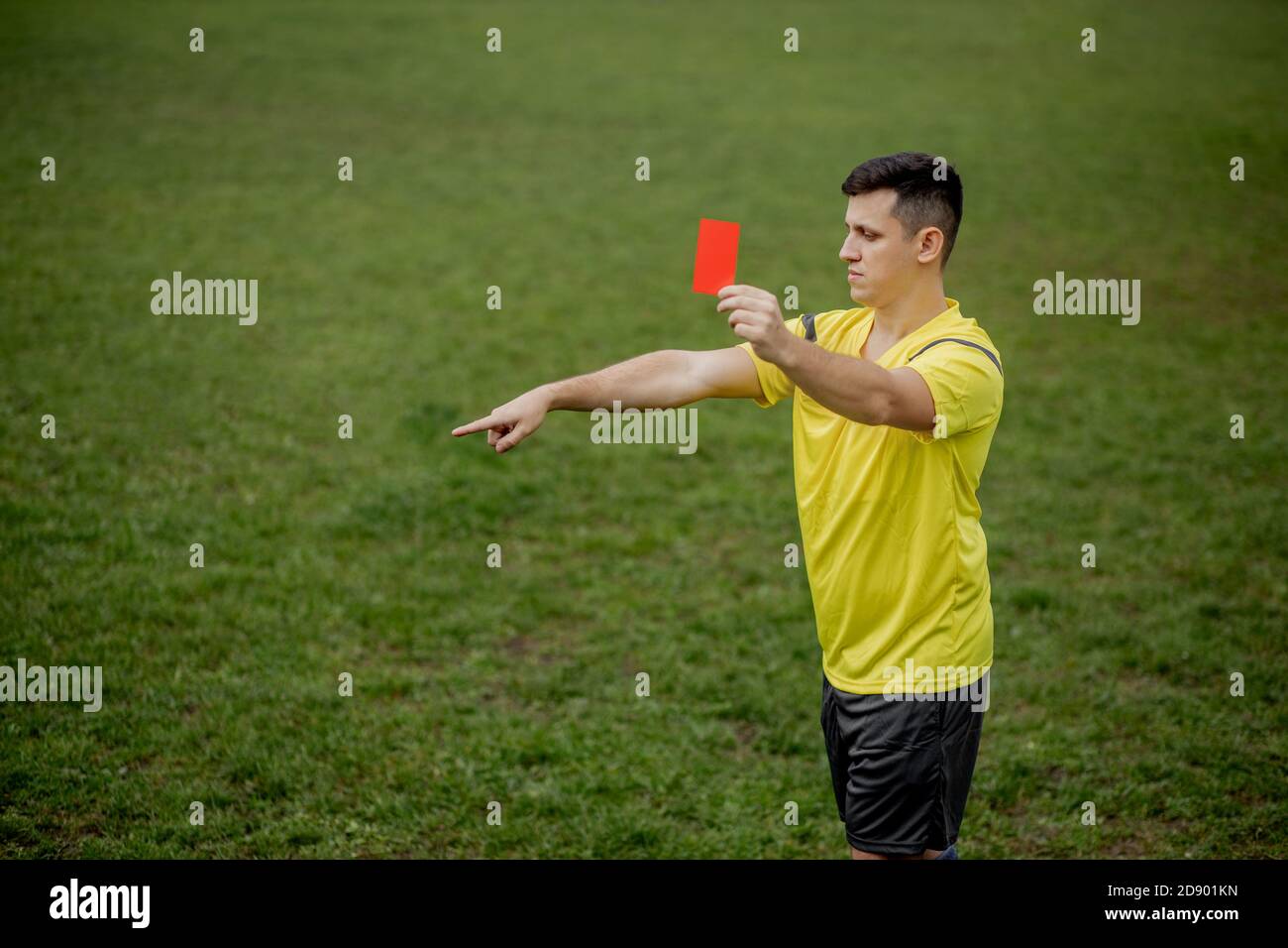 Football Referee Card Hand High Resolution Stock Photography and For Football Referee Game Card Template
