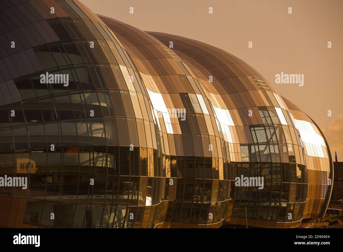 Sage Gateshead, concert venue and centre for musical education in Gateshead, North East England. Stock Photo