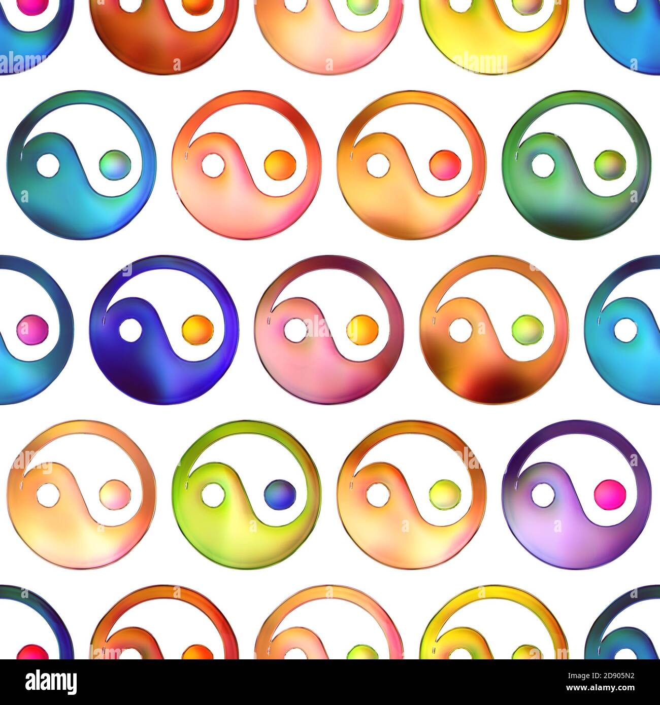 Seamless texture yin yang symbol buddhism image Stock Photo Alamy