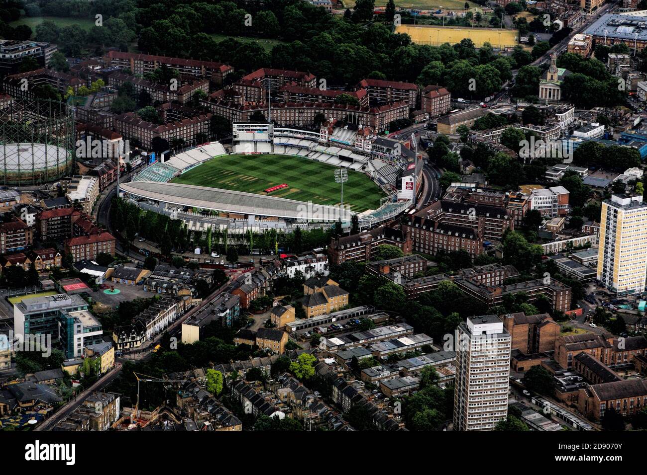 Aerial View Of Lords Cricket Ground In London Stock Photo Alamy