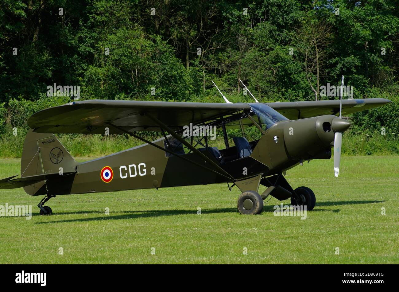 Piper L4 Cub Old Warden, Biggleswade, Bedfordshire, Stock Photo