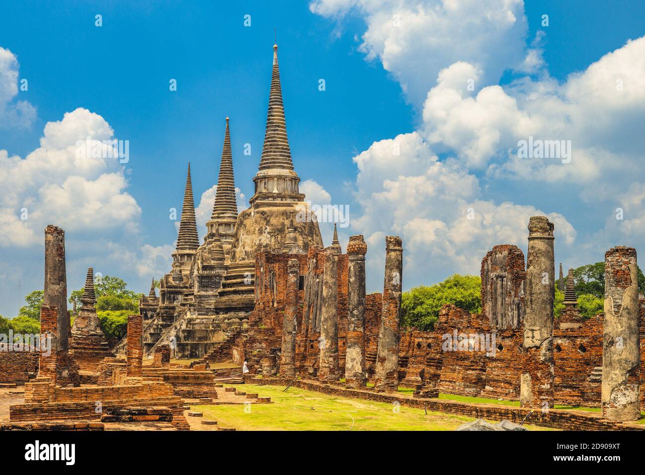 Wat Phra Si Sanphet at ayutthaya, thailand Stock Photo