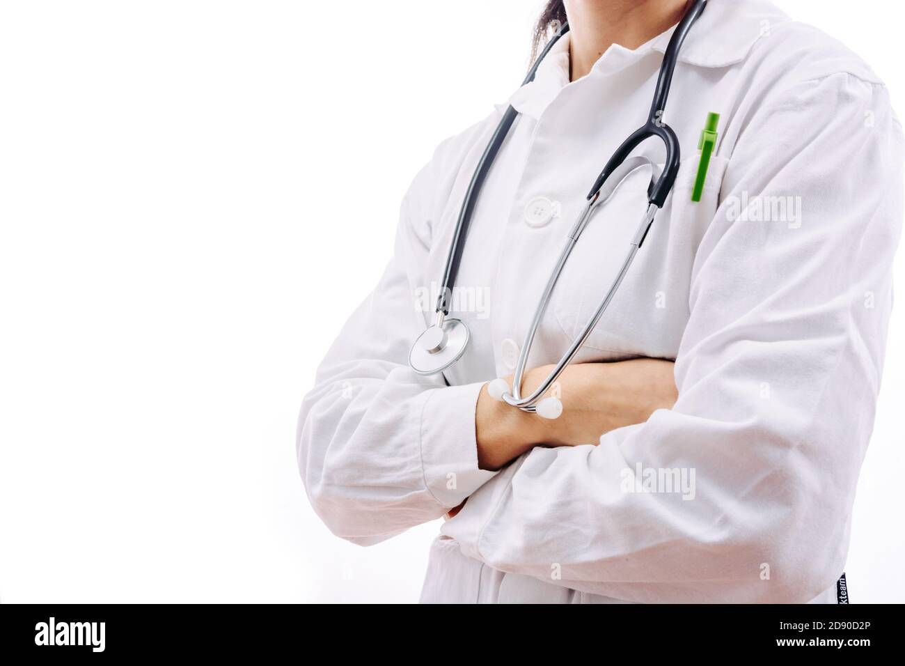Cheerful latin doctor stethoscope hi-res stock photography and images ...